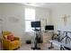 Spacious home gym with exercise equipment and comfy seating at 1104 Hitchfield Ln, Awendaw, SC 29429