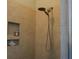 Large shower with neutral tile and upgraded shower head at 1104 Hitchfield Ln, Awendaw, SC 29429
