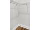 A walk-in closet offers wooden floors and ample storage with overhead wire rack shelving at 1149 Reserve Ln, Awendaw, SC 29429