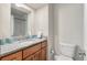 Small bathroom with granite vanity and toilet at 1240 Creek Watch Trce, Seabrook Island, SC 29455