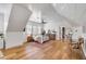 Charming bedroom with an iron bed frame and access to a closet at 1484 Old Rosebud Trl, Awendaw, SC 29429