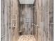 Large walk-in shower with dual shower heads and built-in bench at 1484 Old Rosebud Trl, Awendaw, SC 29429