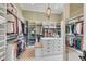 Spacious walk-in closet with ample shelving and hanging space at 1484 Old Rosebud Trl, Awendaw, SC 29429