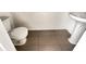 Simple bathroom with pedestal sink and tile floor at 158 Mayfield Dr, Goose Creek, SC 29445