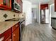Kitchen with stainless steel appliances and wood cabinets at 158 Mayfield Dr, Goose Creek, SC 29445