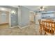 Cozy dining area with wood table and built-in cabinets at 209 Fenwick Rd, Walterboro, SC 29488