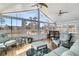Relaxing sunroom with pool view, seating and wood flooring at 211 Brailsford Rd, Summerville, SC 29485