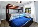 Bedroom with a bunk bed and a trundle, perfect for guests at 219 Sea Cloud Cir, Edisto Island, SC 29438