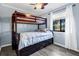 Bedroom with a bunk bed and a trundle, perfect for guests at 219 Sea Cloud Cir, Edisto Island, SC 29438