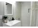Clean bathroom with white vanity and a large walk-in shower at 2334 Falcon Rd, North Charleston, SC 29406