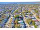 Aerial view showcasing the home's location in a charming neighborhood at 33 Cypress St, Charleston, SC 29403