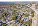 Property's aerial view shows its location in a residential neighborhood at 33 Cypress St, Charleston, SC 29403