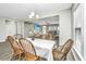 Dining room features hardwood floors and seating for six at 394 Sanctuary Park Dr, Summerville, SC 29486