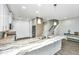 Modern kitchen with white cabinets and granite countertops at 394 Sanctuary Park Dr, Summerville, SC 29486