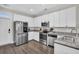 Modern kitchen with stainless steel appliances and granite countertops at 3955 Four Poles Park Dr, North Charleston, SC 29405