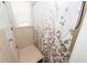 Bathroom with shower and floral patterned curtain at 427 Judy Dr, Goose Creek, SC 29445