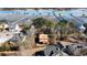 Aerial view of new construction home near water with private boat docks at 5655 Captain Kidd Rd, Hollywood, SC 29449