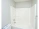 White bathtub and shower combo at 8505 Mayfield Ct, North Charleston, SC 29406