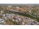 Aerial view of lakefront community with homes and trees at 1014 Ariel Ct, Summerville, SC 29485