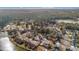 Aerial view showing the home's location near a lake at 1014 Ariel Ct, Summerville, SC 29485