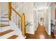 Bright entryway with hardwood floors and staircase at 1014 Ariel Ct, Summerville, SC 29485
