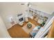 Open living room with built-in shelving and fireplace at 1014 Ariel Ct, Summerville, SC 29485
