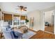 Relaxing sunroom featuring hardwood floors and ample natural light at 1014 Ariel Ct, Summerville, SC 29485