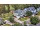 Two-story house aerial view, landscaped yard, and neighborhood at 113 History Ln, Summerville, SC 29485