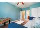 Bedroom with a daybed, foosball table, and access to bathroom at 113 History Ln, Summerville, SC 29485