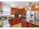 Modern kitchen with granite countertops and stainless steel appliances at 113 History Ln, Summerville, SC 29485