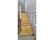 Wooden stairs leading to back entrance at 1150 King St, Charleston, SC 29403