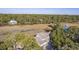 Aerial view of a home with marsh views at 1248 Creek Watch Trce, Seabrook Island, SC 29455