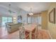 Bright dining area with hardwood floors and bay window at 1248 Creek Watch Trce, Seabrook Island, SC 29455