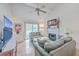 Cozy living room with fireplace and vaulted ceilings at 1248 Creek Watch Trce, Seabrook Island, SC 29455
