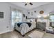 Cozy bedroom featuring a comfortable bed and tasteful decor at 1300 Park West Blvd # 417, Mount Pleasant, SC 29466