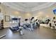 Well-equipped fitness center with cardio and weight machines at 1300 Park West Blvd # 417, Mount Pleasant, SC 29466