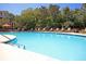 Refreshing community pool surrounded by lush greenery at 1300 Park West Blvd # 417, Mount Pleasant, SC 29466