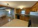 Kitchen with stainless steel appliances and wood cabinets at 148 Ponderosa Dr, Ladson, SC 29456