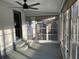 Sunroom addition features windows, ceiling fan, and exterior access at 148 Ponderosa Dr, Ladson, SC 29456