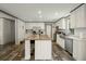 Bright kitchen featuring an island and wood flooring at 150 Ridgemont Way, Summerville, SC 29486