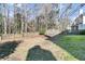 Private backyard with wooden fence and mature trees at 151 Belleplaine Dr, Goose Creek, SC 29445