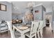 Elegant dining room with a chandelier and hardwood floors at 151 Belleplaine Dr, Goose Creek, SC 29445