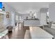 Open concept living room with hardwood floors and kitchen at 151 Belleplaine Dr, Goose Creek, SC 29445