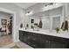 Elegant bathroom with double vanity and walk-in shower at 157 Pocket Bend Cir # B, Summerville, SC 29486