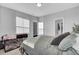 Bedroom with neutral decor, a pet crate and access to a bathroom at 157 Pocket Bend Cir # B, Summerville, SC 29486