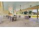 Open-air clubhouse with tables and chairs for residents' use at 157 Pocket Bend Cir # B, Summerville, SC 29486
