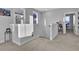 Bright hallway with built-in shelving and carpeting at 157 Pocket Bend Cir # B, Summerville, SC 29486