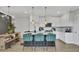 Modern kitchen with white cabinets and an island at 157 Pocket Bend Cir # B, Summerville, SC 29486