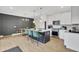 Modern kitchen with stainless steel appliances and white cabinetry at 157 Pocket Bend Cir # B, Summerville, SC 29486