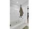 Large walk-in shower with a built-in seat at 157 Pocket Bend Cir # B, Summerville, SC 29486